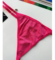Lenora Kadın Fitilli %97 Pamuklu Günlük Kullanım Kaliteli String (Pembe)