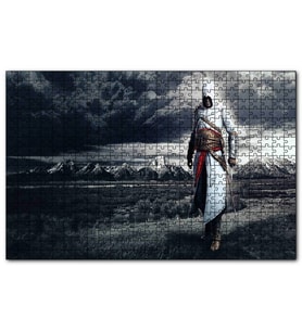 Cakapuzzle Assassins Creed Suikastçi Kara Bulutlar ve Çayırlar  Puzzle Yapboz MDF (Ahşap) (500 Parça)