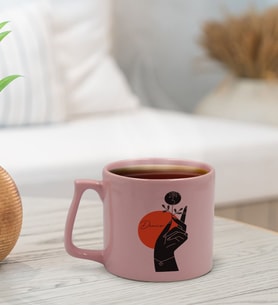 BK Gift Kişiye Özel İsimli Pastel Pembe Middle Kupa Bardak, Arkadaşa Hediye, Ev Hediyesi, Doğum Günü Hediyesi, Ofis Hediyesi (Model 3)