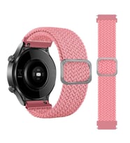Huawei Watch GT GT2 GT3 GT4 42mm/Honor Magic 2 Kordon Örgü Kordon Örgü Tokalı Ba (Pembe)