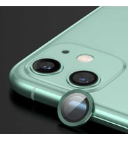  Apple iPhone 11 Kamera Koruyucu Lens CL-07 (Koyu Yeşil)