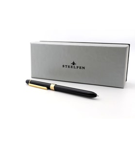 Üç Fonksiyonlu Steelpen Kalem (Siyah)