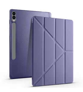 Samsung Galaxy Tab S9 Fe Plus X610 12.4 İnç Katlanabilir Kalemlikli Standlı Akıllı Kılıf (Lavanta)