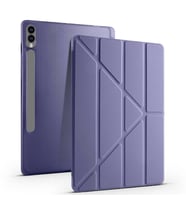 Samsung Galaxy Tab S9 Fe Plus X610 12.4 İnç Katlanabilir Kalemlikli Standlı Akıllı Kılıf (Lavanta)
