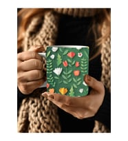 Çiçek Modellerinde 3 Boyutlu Tasarım Seramik Kupa Mug - Hediyelik Kupa Bardak (15)