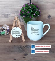 Amcaya Hediye Kupa Bardak Kırmızı ve Ahşap Anahtarlık Hediye (Model 4)