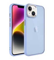Apple iPhone 14 Plus Kılıf Zore May Arka Yüzey Buzlu Kılıf (Açık Pembe)