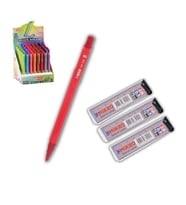 0.9 mm Uçlu Kalem ve 0,9 mm Ucu 3 Adet Mikro Mp-330 Versatil Kalem Seti 1 Paket (Kırmızı)