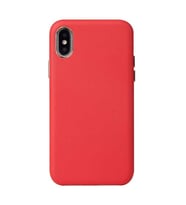 Apple iPhone X Kılıf Zore Eyzi Kadife İç Yüzey Suni Deri Kılıf (Kırmızı)