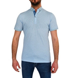 Erkek Polo Yaka Tişört T-807 BGL-ST01820 (Mavi)