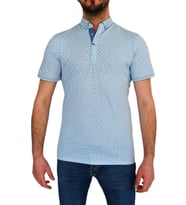 Erkek Polo Yaka Tişört T-807 BGL-ST01820 (Mavi)