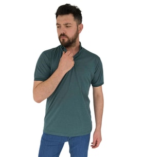 Erkek Polo Yaka Tişört Kagi 2355 BGL-ST02818 (Yeşil)