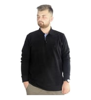 Erkek Sweatshirt Polo Vnz Selanik 20440 Siyah