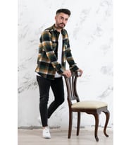 ADVANTE SLİMFİT ÇİFT CEP ODUNCU GÖMLEK (Yeşil)