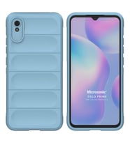 Microsonic Xiaomi Redmi 9A Kılıf Oslo Prime Yeşil (Mavi)