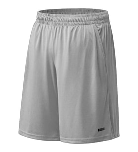Ghassy Co. Erkek Performans Tech. Cepli Hızlı Kuruma Active Koşu Antrenman Spor Şort (Açık Gri)