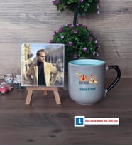Tarih Öğretmenine Hediye Fotoğraflı Dekoratif Taş, Kupa Bardak Beyaz Hediye Öğretmenler Günü Hediyesi (Model 10)