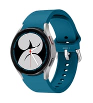 Samsung Galaxy Watch 6 40 43 44 47mm Uyumlu Orjinal Tasarım Kavisli PureLux Silikon Kordon (Petrol Mavisi)