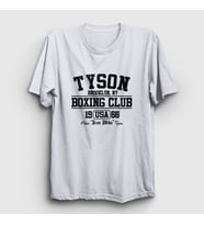 Presmono Unisex Haki Boxing Club Mike Tyson T-Shirt