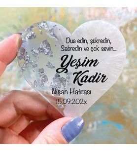 Epoksi Magnet Hediyelik -ETİKET DEĞİLDİR!! - Düğün, Nişan, Nikah, Kına, Söz Hatırası (Gümüş)