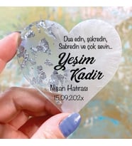 Epoksi Magnet Hediyelik -ETİKET DEĞİLDİR!! - Düğün, Nişan, Nikah, Kına, Söz Hatırası (Gümüş)