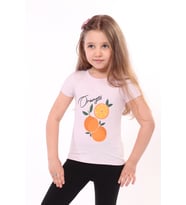 Toontoy Kız Bebek Baskılı Tişört (Açık Lila)