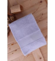 %100 Pamuk 2'li Saç Havlusu Seti 60X110 (Mavi)