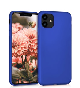 Microsonic Matte Silicone Apple iPhone 11 (6.1'') Kılıf (Mavi)