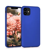 Microsonic Matte Silicone Apple iPhone 11 (6.1'') Kılıf (Mavi)