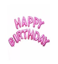 Happy Bırthday Set Balon (Pembe)