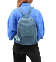 Body Bag Göğüs Çantası Sırt Çantası Çok Cepli Hafif Klinkır Kumaş Bady Bag Çok Cepli  30*22 Cm (Mavi)