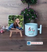Patoloji Teknikeri Fotoğraflı Dekoratif Taş, Kupa Bardak Beyaz Hediye Tıp Bayramı Hediyesi (Model 12)