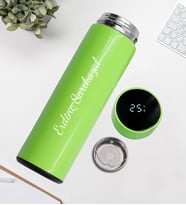Kişiye Özel Kendin Tasarla 500 ML Dereceli Termos (Yeşil)