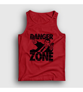 Presmono Unisex Sarı Danger Zone Sterling Archer Atlet 299437tt (Kırmızı)