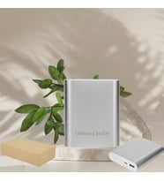 KİŞİYE ÖZEL İSİM BASKILI  POWERBANK 10400 mAh (Metal)