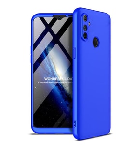 Realme 5İ Kılıf Zore Ays Full Koruma Kılıf (Mavi)