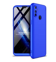 Realme 5İ Kılıf Zore Ays Full Koruma Kılıf (Mavi)