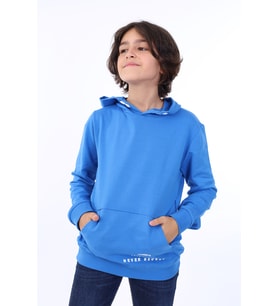 Toontoy Erkek Çocuk Baskılı Sweatshirt (Saks)