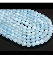 Gerçek Doğaltaş Akik Kaplangözü Lapis Kuvars Oniks 8mm Seçenekli (Açık Mavi)