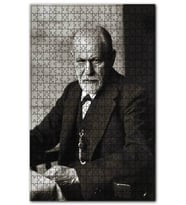 Cakapuzzle Psikanalizin Mucidi Sigmund Freud Puzzle Yapboz MDF (Ahşap) (255 Parça)
