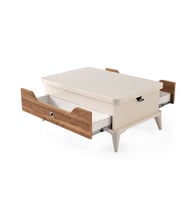 SEFA HOME 2 ÇEKMECELİ SİHİRLİ SEHPA 1299R (Vizon)