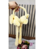 Kuromı Peluş Kulaklık Mor (Sarı)