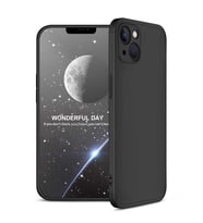 Apple iPhone 13 Kılıf Zore Ays Full Koruma Kılıf (Siyah)