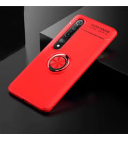 Xiaomi Mi 10 Kılıf Yüzüklü Magnetli Ravel Case (Kırmızı)