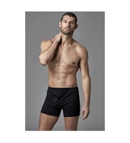Eros Erkek Boxer 2li (Siyah)