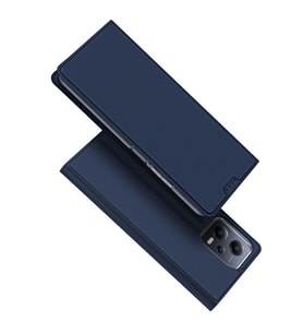 Dux Ducis Xiaomi Poco X5 5G Kılıf Skin Pro Series Flip Cover Kapaklı Kılıf (Lacivert)