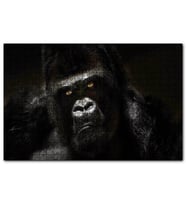 Cakapuzzle Parlak Gözler Goril Görseli  Puzzle Yapboz MDF (Ahşap) (500 Parça)