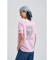 Face Of Niho Kadın Taş T-Shirt (Pembe)