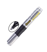 Akrilik Marker Yuvarlak Uç 1 Adet Brons Akrilik Markör Metal Seramik Ahşap Kumaş tuval cam taş (Gri)