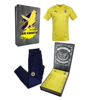 Fenerbahçe Orijinal A Takım Futbol Antrenman T-Shirt + Bileklik Set Özel Kutulu (STD)
